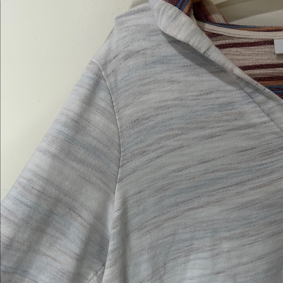 J. JILL PUREJILL Pullover Hoodie 100% Cotton Vacation Beach Size Large - Picture 13 of 15